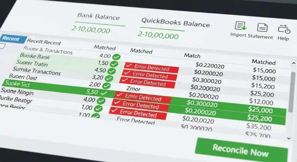 Bank Reconciliation Intuit QuickBooks