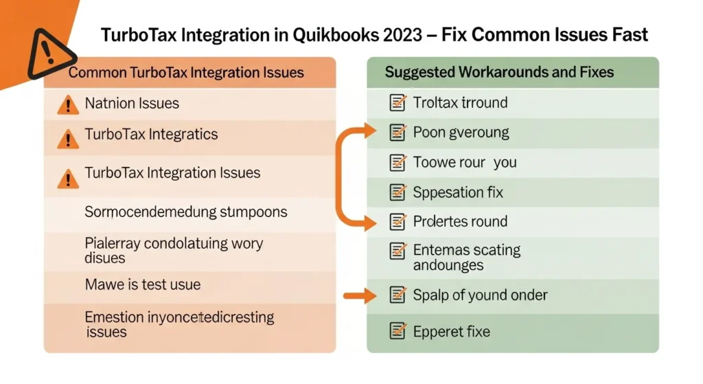 Integration Challenges with TurboTax in QuickBooks Desktop 2023
