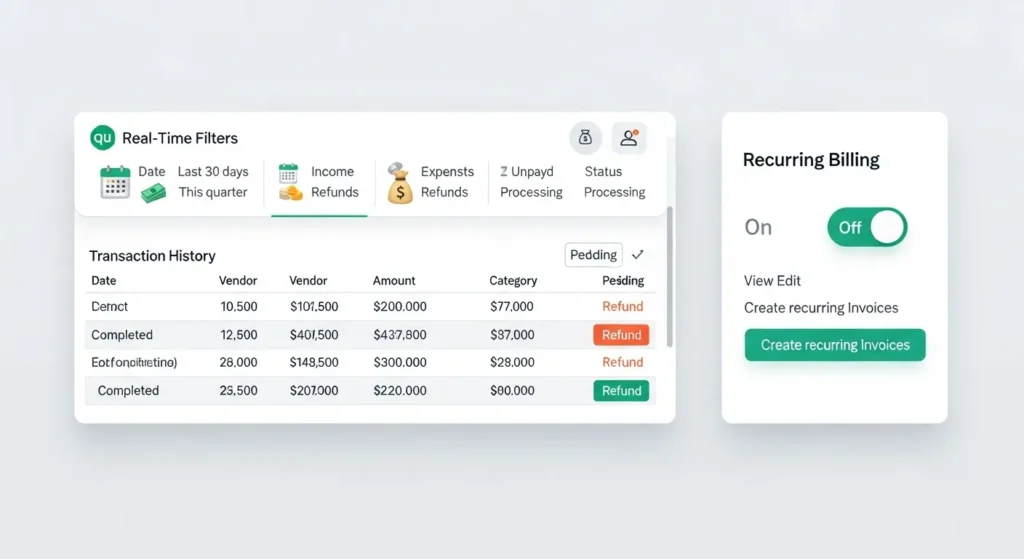 Time-Saving Features QuickBooks Merchant Services