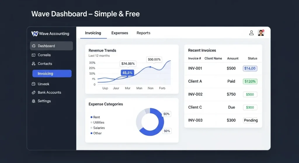 Wave Accounting Software wave vs quickbooks
