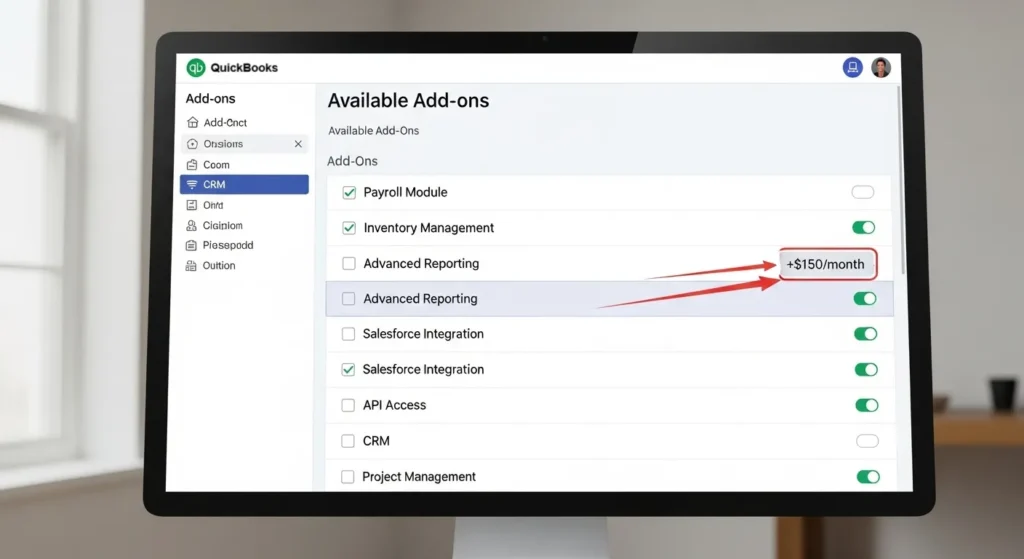Third-Party Integrations quickbooks enterprise cost