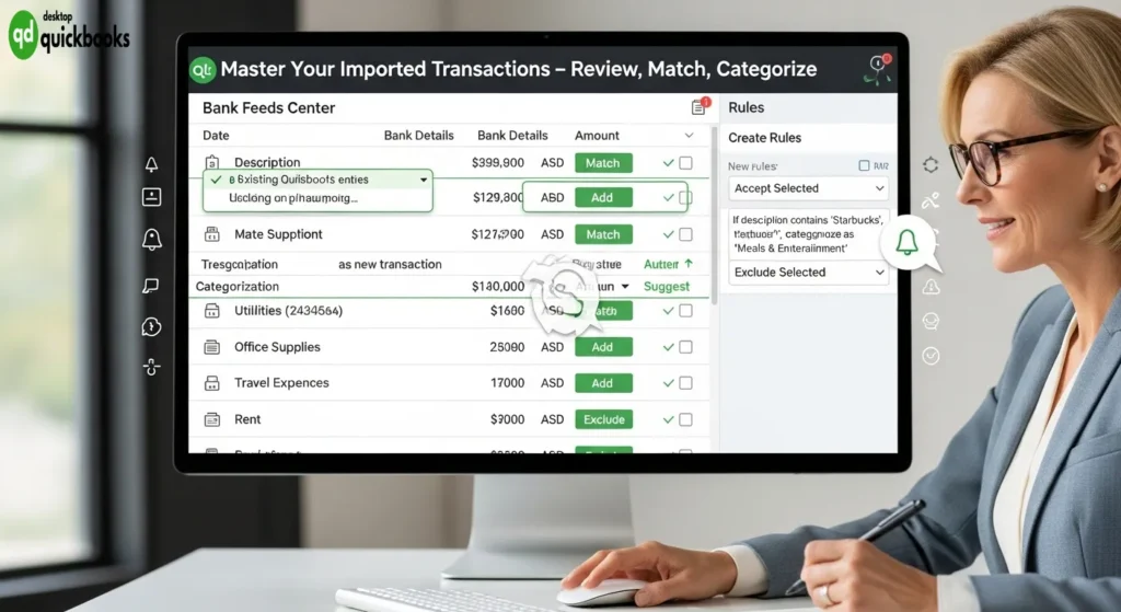 Transaction Management Upload QBO to QuickBooks