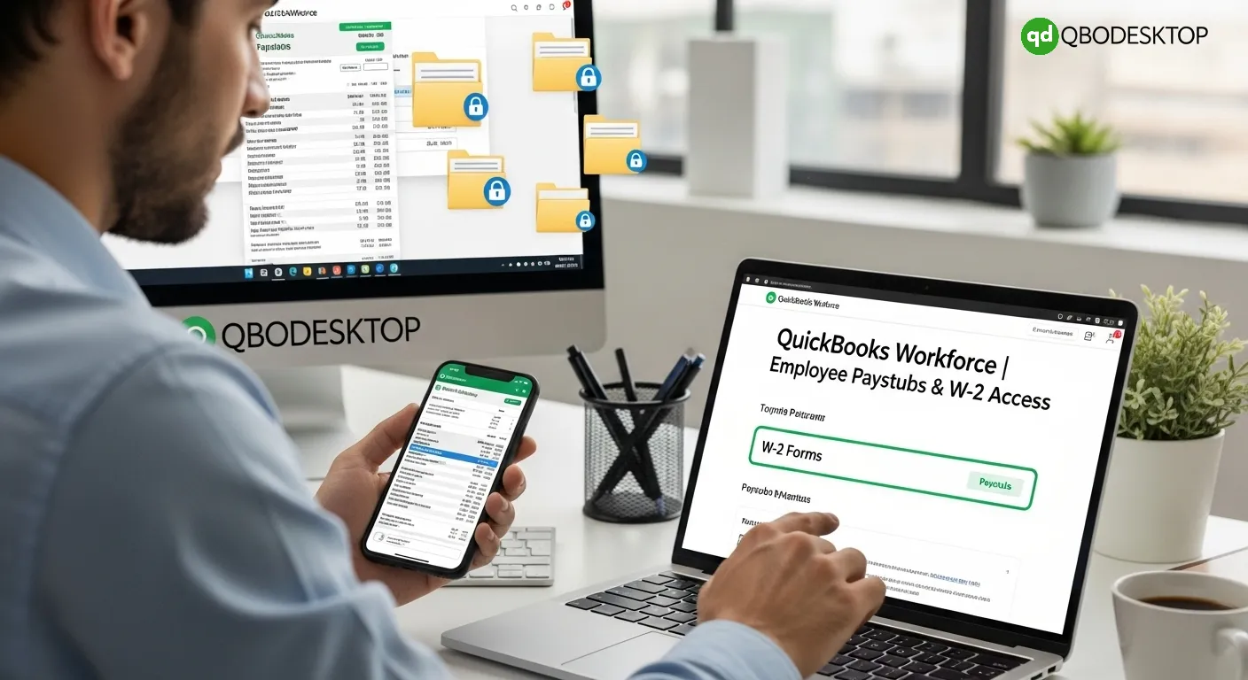 QuickBooks Workforce Employee Paystubs & W-2 Access